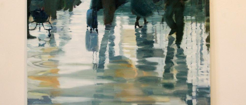 Wasser auch im Bild von Eva Moeller.