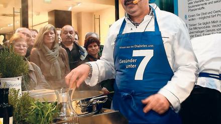 „Essen beginnt beim Einkaufen.“ Johann Lafer im Stern-Center.