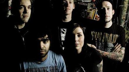 Laut, schnell, brachial: Die holländischen Hardcore-Headliner All For Nothing.