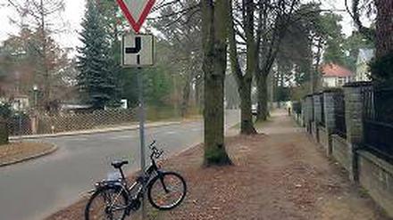 Kein Platz? Dieses Fahrrad soll den Verkehr behindert haben.