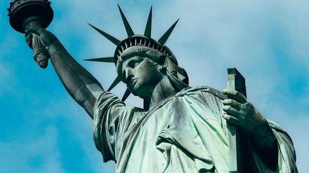 Flutopfer. Auch die Freiheitsstatue in New York ist vom Klimawandel bedroht.