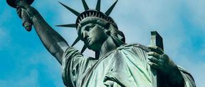 Flutopfer. Auch die Freiheitsstatue in New York ist vom Klimawandel bedroht.