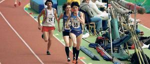 Immer vorweg: Angelika Ehebrecht vom Potsdamer Laufclub gewann in Erfurt den deutschen Seniorenmeistertitel über 800 Meter.