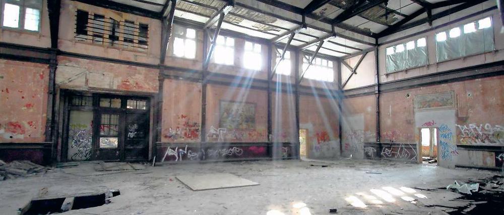 Vor dem Abriss. Das ehemalige Offizierskasino in Dallgow-Döberitz.