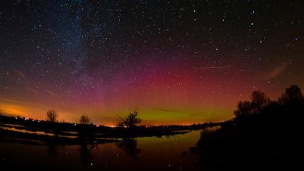 Was für ein Spektakel: Polarlichter über Brandenburg.