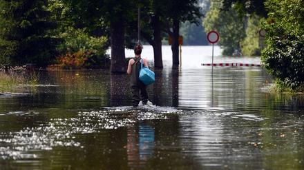 Das Elbe-Hochwasser im Sommer 2013.