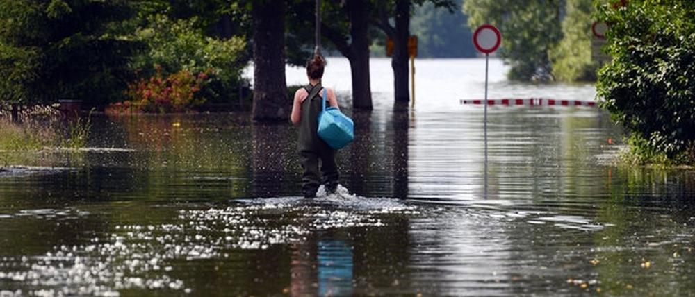 Das Elbe-Hochwasser im Sommer 2013.