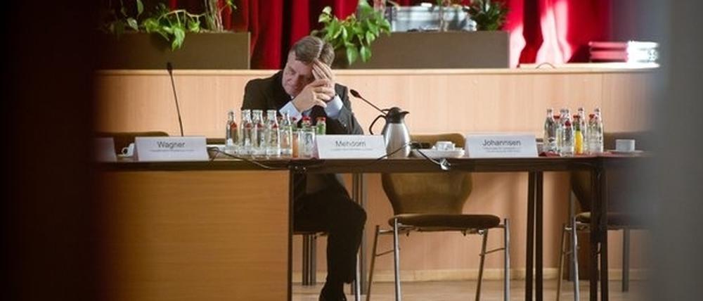 Flughafenchef Mehdorn hat sich mal wieder zu weit vorgewagt.