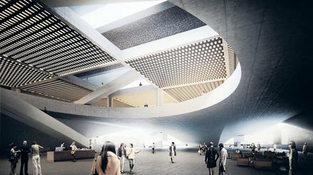 Teuer. Die neue Landesbibliothek ist viel zu billig kalkuliert.