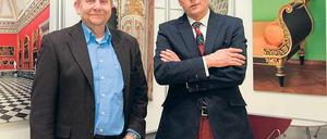 Verleger und Fotograf. Achim Bednorz und Herbert Ullmann (v.l.).