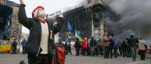 Blutige Proteste in Kiew.