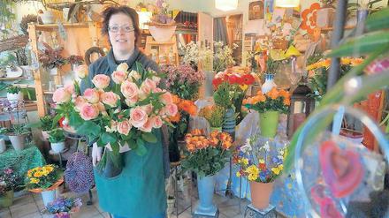 Rosen für die Liebe. Meist sind es Männer, die am Valentinstag zu Barbara Mügge kommen. „So viele sehe ich sonst an keinem anderen Tag im Jahr“, sagt sie.