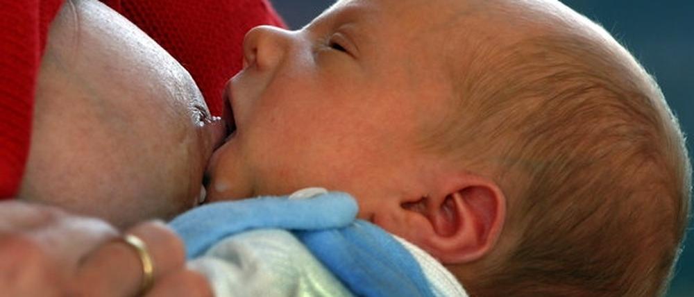 Das Kind ernähren? In Potsdam manchmal gar nicht so leicht: Manche Eltern warten sehr lange auf das Elterngeld.