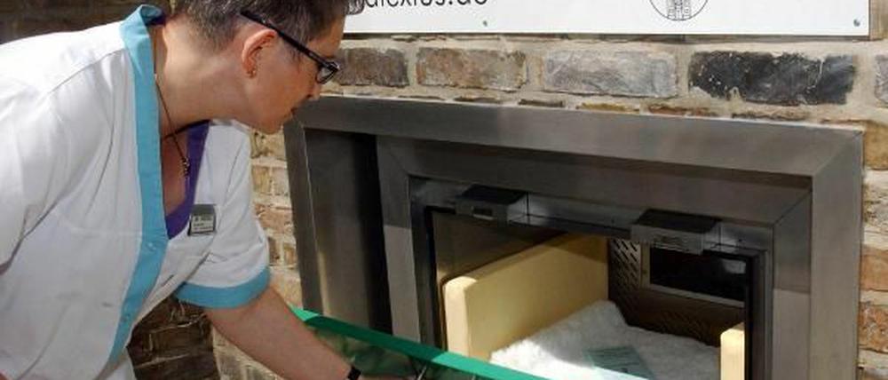 Pionier in Brandenburg: Die Babyklappe am Potsdamer St.Josefs-Krankenhaus.