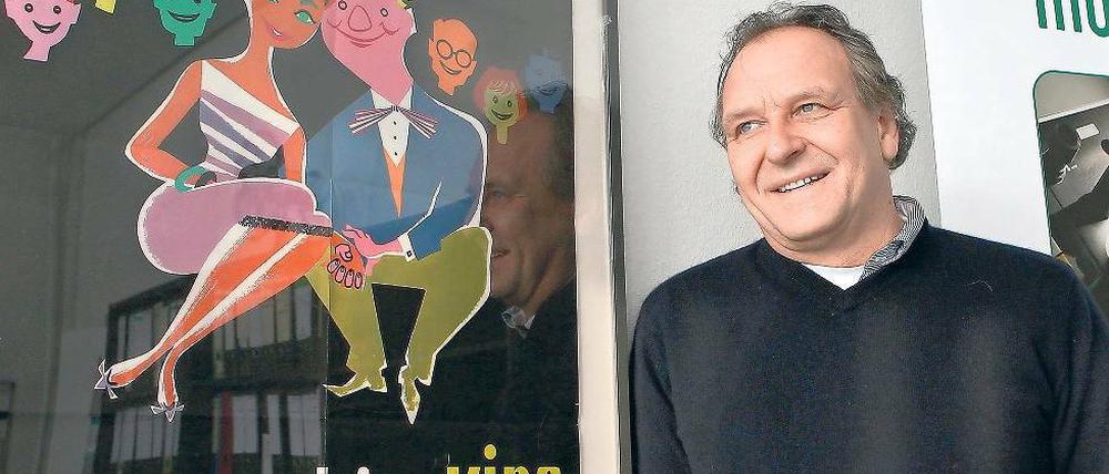 Kino-Enthusiast. Andreas Schaffner bringt die Wunschfilme der Zuschauer auf die große Leinwand. In Potsdam sind das Thalia und das Defa 70 als Spielstätten dabei.