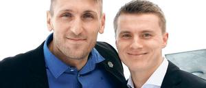 Potsdames Vertreter in Sotschi: Kevin Kuske und Christian Poser (r.).