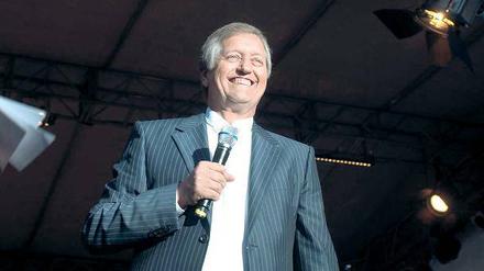 Gute Zeiten. Peter Paffhausen im Jahr 2009 bei dem von ihm eingeführten Stadtwerke-Fest.