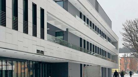 Fertig. Das neue Uni-Gebäude in Golm wurde am Montag eingeweiht.