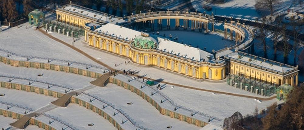 Verwaister Park Sanssouci: Die Stiftung Preußischer Schlösser und Gärten verzeichnet weniger Besucher als im Rekordjahr 2012.