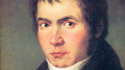 Der Meister in jungen Jahren. Ludwig van Beethoven 1804 gemalt von Willibrord Joseph Mähler.