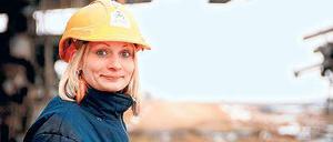 Arbeitsplatz Tagebau. Protagonistin in Dresens Film „Steigerlied“ .