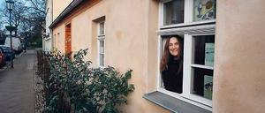 Neues Atelier. Frauke Schmidt-Theilig hat beim Umbau einiges entdeckt.