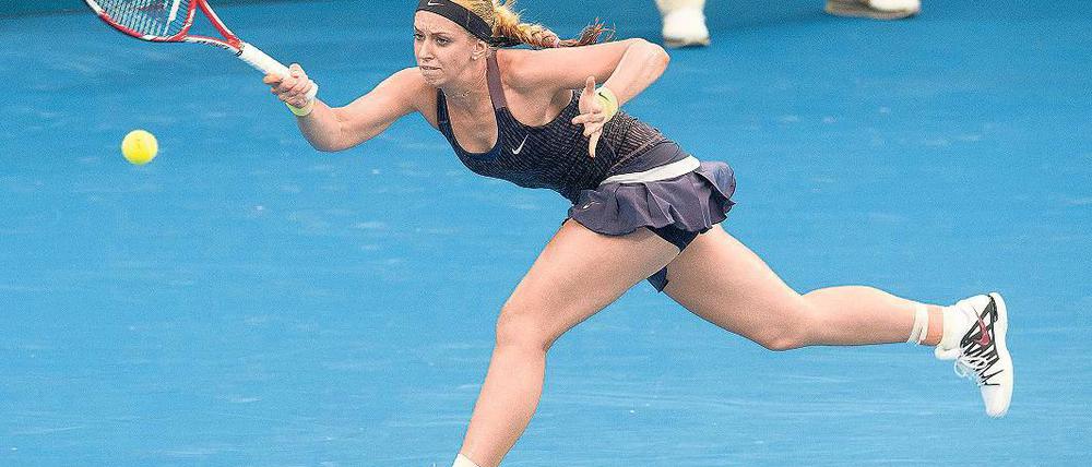 Lang gemacht. Sabine Lisicki hat ihr erstes Match der neuen Saison gewonnen.