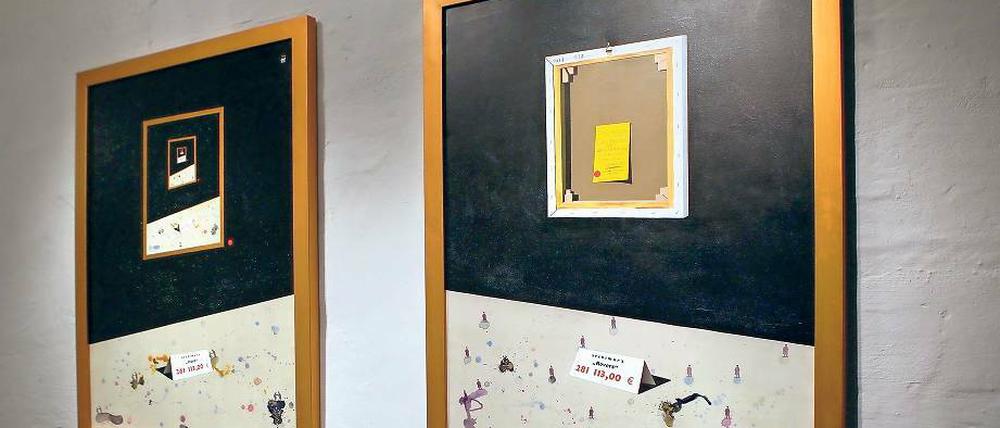 Millionenschwer, mit Sicherheit. Die Kunst von Bernd A. Chmura aka Archimura und Fredo Folcini im „sans titre“.