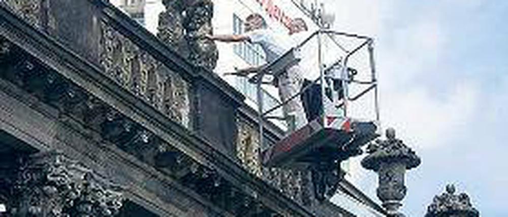Ein Sanierungsfall: Die Ringerkolonnaden am Lustgarten.