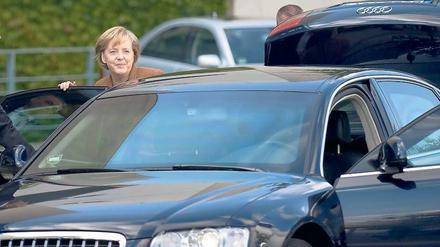 Es geschah am Autobahndreieck Barnim. Ein harmloser Unfall – und dann steigt die Kanzlerin aus dem anderen Fahrzeug.