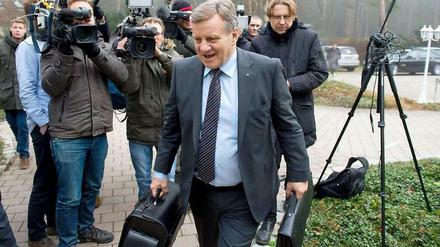 Er ist hier der Chef: BER-Manager Hartmut Mehdorn.