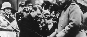 Für die Linke Grund genug, den Wiederaufbau der ehemaligen Militärkirche abzulehnen: Hier reichten sich Hitler und Hindenburg die Hand zur Machtergreifung der Nazis.