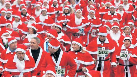 Breitensport. Sportliche Aktivitäten liegen im Trend, auch für Nikoläuse.