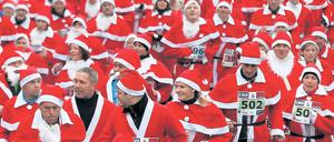 Breitensport. Sportliche Aktivitäten liegen im Trend, auch für Nikoläuse.