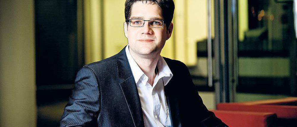 Unbegrenzte Mobilität. HPI-Absolvent Sean Gustafson erforscht unsichtbare Nutzeroberflächen für die mobile Kommunikation.