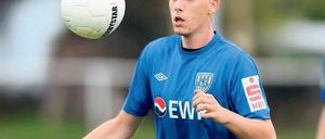 Konzentriert. Babelsbergs Christopher Schulze hat den Ball im Blick.
