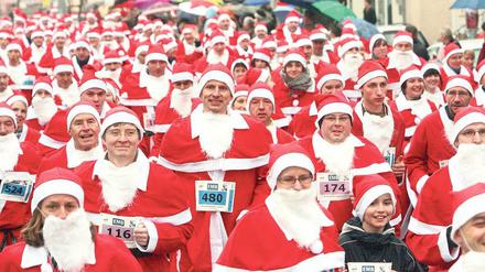 Sportlich. Hunderte Nikoläuse werden in Michendorf am Start sein.