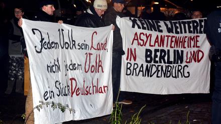 Neonazis marschierten wieder in Zepernick (Barnim) auf.