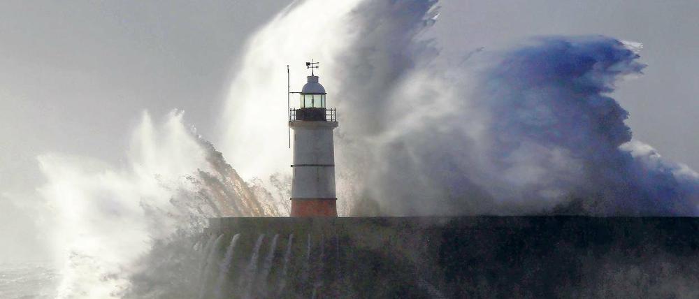 Das Wasser kommt. Allein im 20. Jahrhundert ist der Meeresspiegel bereits um rund 17 Zentimeter weltweit angestiegen.