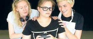 Wahre oder virtuelle Freundschaft? Die „spielwütigen“ in Aktion.