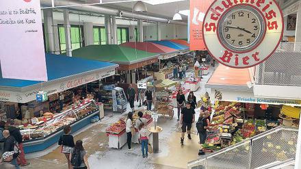 Schlemmen und Nachdenken. Zuletzt managte ein Ex-Stasi-Mann die Marheineke-Halle. Deshalb gibt es hier nun eine Ausstellung über die DDR.