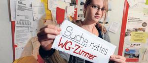 Harter Kampf. Eine günstige Studentenbude ist heute oft schwer zu finden.