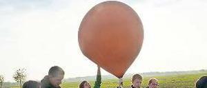 Höhenluft. Beim Start in Werder.