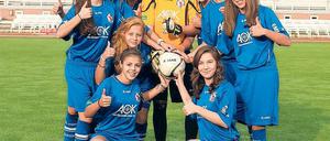 Für das Erstligateam. Die Spielerinnen des Perspektivteams 2015 sollen in zwei, drei Jahren für den 1. FFC Turbine Potsdam in der Frauen-Bundesliga kicken.