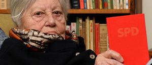 Ruth Hering hat lange überlegt: Jetz tritt sie in die SPD ein. Mit 91 Jahren.