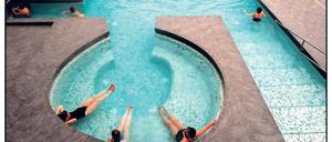 Blütenträume. Es dauert noch bis zum Start der Blütentherme.