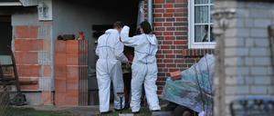 Die Spurensicherung war in Glindow schnell vor Ort.