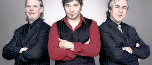 Pothead in Potsdam. Brad Kok, Nicolaj Gogow und Jeff Dope (v. l.) werfen sich für ihre Fans gern auch in Schale.