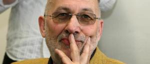 Leugnet den Holocaust und verfasst selbst im Knast noch antisemitische Schriften. Der frühere RAF-Anwalt Horst Mahler.