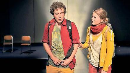 Wenn die Freundschaft leidet. Lea Willkowsky (Marie) und Friedemann Eckert (Olaf) in „Netboy“.